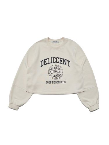 A voluminous sleeve sweatshirt [CREAM] - DELICCENT - Modalova