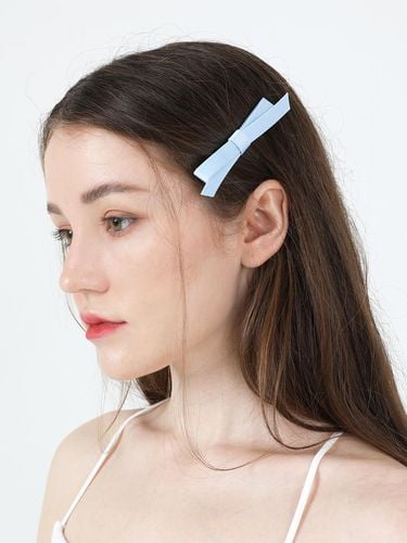 Lovely Ribbon Hair Pin (Blue) - CATTLINE - Modalova