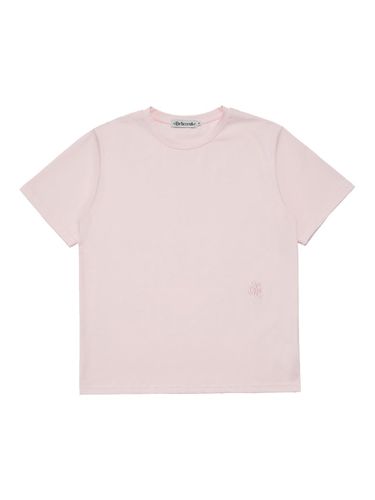 Half Zip-Up Sweatshirt [PINK] - DELICCENT - Modalova