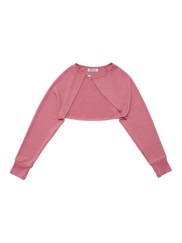 Buckle Bolero Cardigan [PINK] - DELICCENT - Modalova