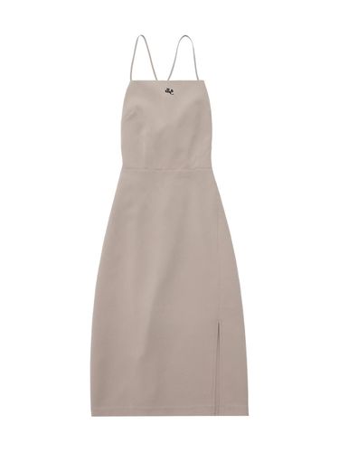 Bustier slit dress [BEIGE] - DELICCENT - Modalova