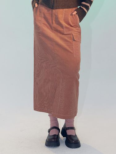 Straight long skirt [INDIE PINK] - DELICCENT - Modalova