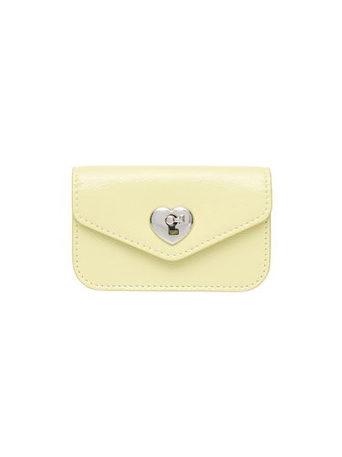 Heart Lock Compact Business Card Wallet - Le masque - Modalova