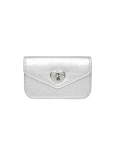 Heart Lock Compact Business Card Wallet - Le masque - Modalova