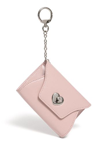 Heart Lock Keyring Multi-Pouch Card Wallet - Le masque - Modalova