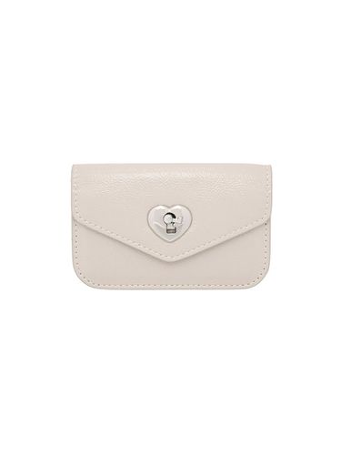 Heart Lock Compact Business Card Wallet - Le masque - Modalova