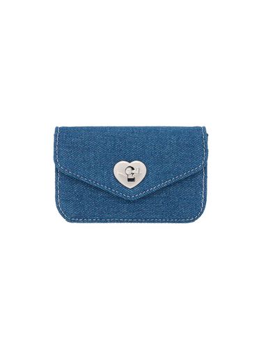 Heart Lock Compact Business Card Wallet - Le masque - Modalova