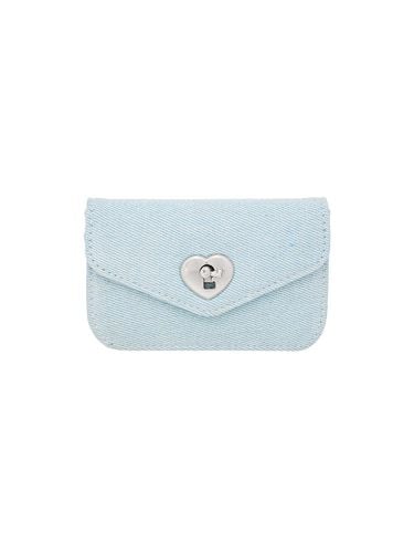 Heart Lock Compact Business Card Wallet - Le masque - Modalova