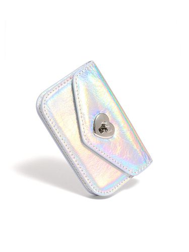 Heart Lock Compact Business Card Wallet - Le masque - Modalova