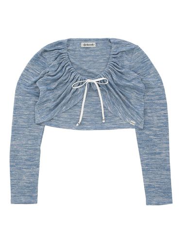 Woody Bolero Cardigan [BLUE] - DELICCENT - Modalova