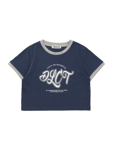 Delhi Colored T-Shirt [NAVY] - DELICCENT - Modalova