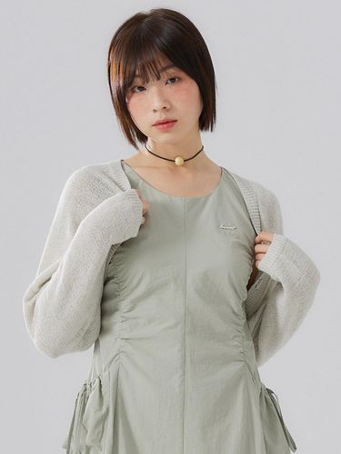 Cropped knit bolero [MINT] - DELICCENT - Modalova