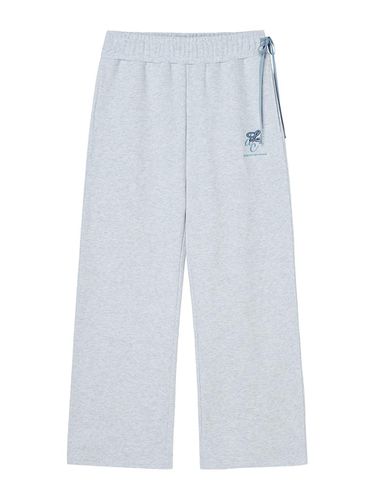 Wide sweatpants [LIGHT GRAY] - DELICCENT - Modalova