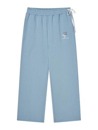 Wide sweatpants [SKY BLUE] - DELICCENT - Modalova