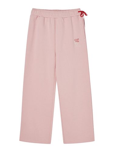 Wide sweatpants [PINK] - DELICCENT - Modalova