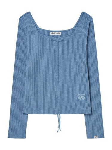 String T-up T-shirt [BLUE] - DELICCENT - Modalova