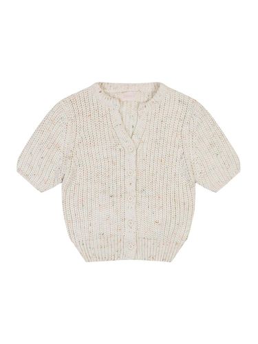 Fluffy short sleeve cardigan [] - DELICCENT - Modalova