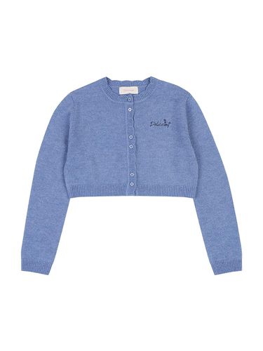 Benny Cropped Cardigan [BLUE] - DELICCENT - Modalova