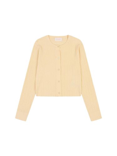 Lilliburton knit cardigan [YELLOW] - DELICCENT - Modalova