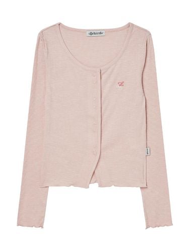 Lib Cozy Cardigan [PINK] - DELICCENT - Modalova