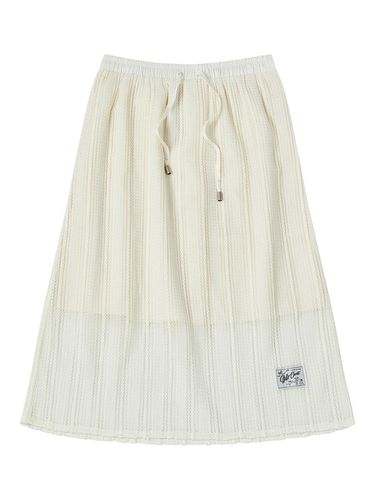 Lace skirt [CREAM] - DELICCENT - Modalova