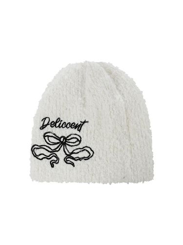 Ribbon boucle beanie [3 COLOR] - DELICCENT - Modalova