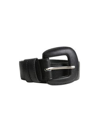 COVERED ECO LEATHER BELT, BLACK - LOWTEAL - Modalova