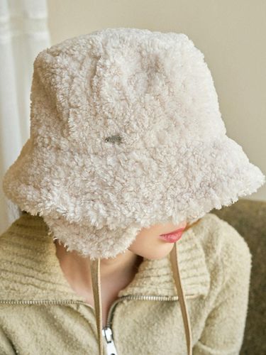 J. LETTER Fur Ear Flap Hat - J.ESTINA - Modalova