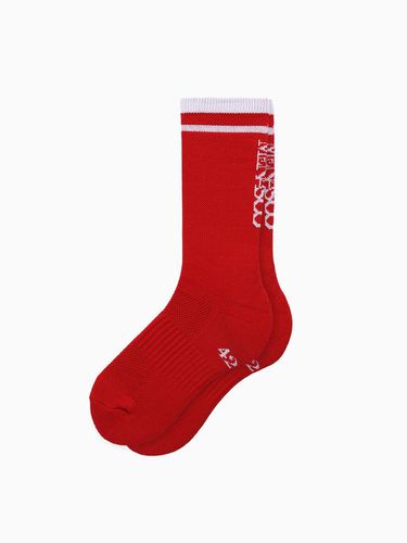 RUNNING CREW FLOGGER FIT SOCKS_LONG_RED - MENASOO - Modalova