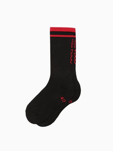 RUNNING CREW FLOGGER FIT SOCKS_LONG_BLACK - MENASOO - Modalova