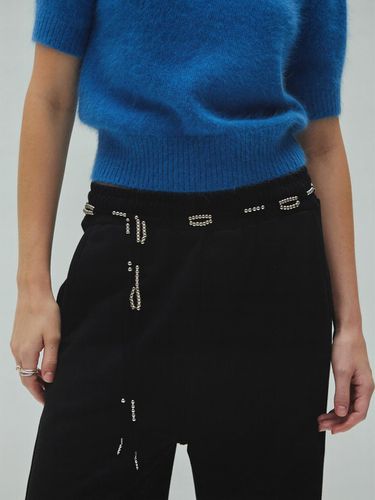 BEAD SUEDE BELT (black) - DIAGONAL - Modalova