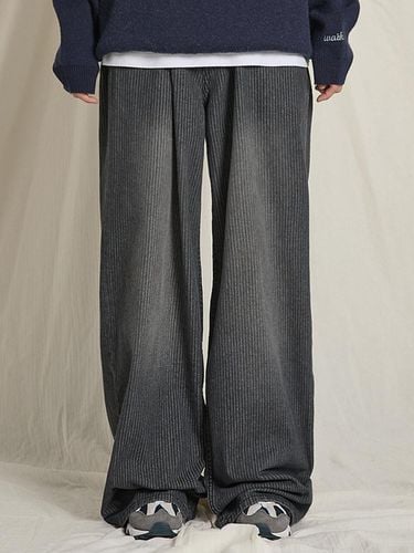 Corduroy Denim Pants Black - WAIKEI - Modalova