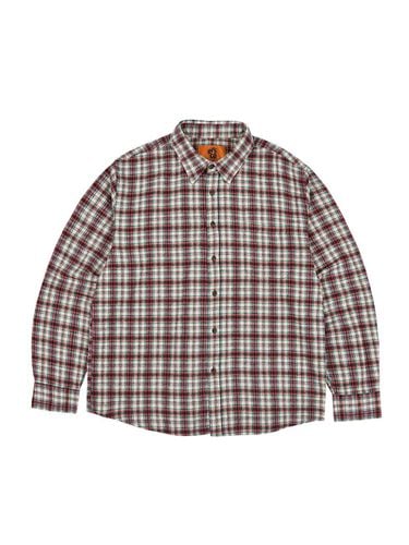 Flannel plaid shirts_purple - ersco - Modalova