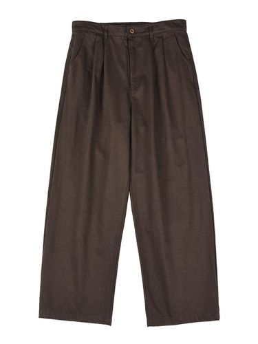 Baggy trousers_brown - ersco - Modalova