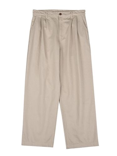 Baggy trousers_beige - ersco - Modalova