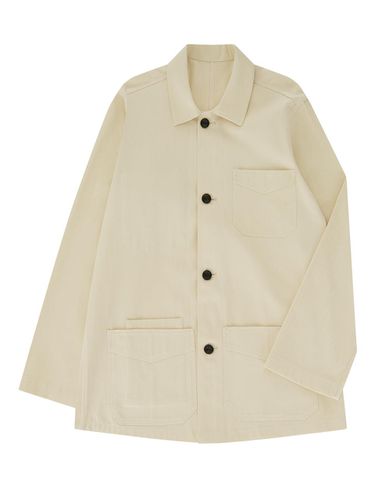 Comfort cotton Chore Jacket (Ecru) - Bellief - Modalova