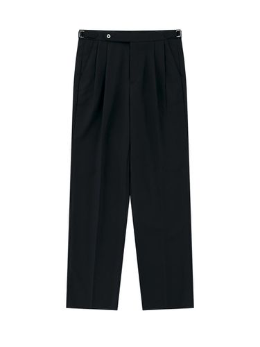 Wool Gabardine 2Pleats relaxed Pants () - Bellief - Modalova