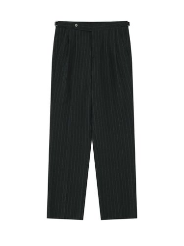 Wool stripe 2Pleats relaxed Pants () - Bellief - Modalova