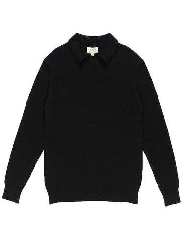 Essential Collar jumper (Black) - Bellief - Modalova