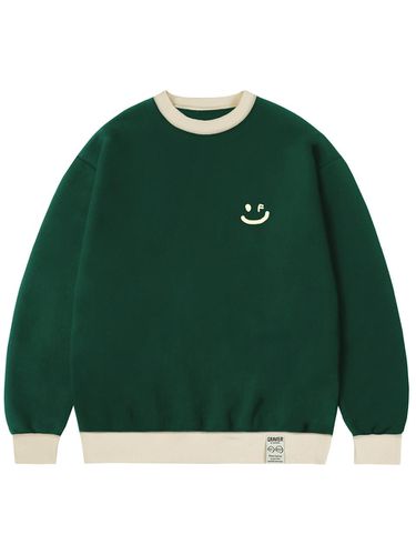 UNISEX] Small Drawing Color Sweatshirt_Green - GRAVER - Modalova