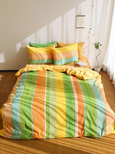 Cotton Duvet Cover Set (+Pillow Co - ORIGO - Modalova