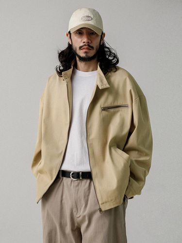 Mearns Over Harrington Jacket Beige - RUGGED HOUSE - Modalova