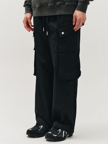 Wide Big Pocket BANDING Pants_Black - ECORR - Modalova