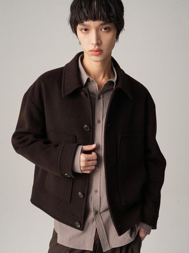 Fore Wool Collar Handmade Jacket - AVANDRESS - Modalova