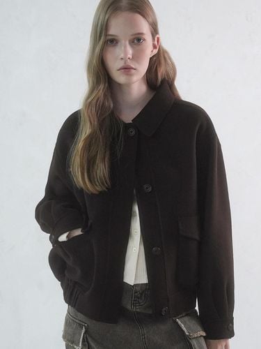 Modern Wool Collar Jacket BROWN - AVANDRESS - Modalova