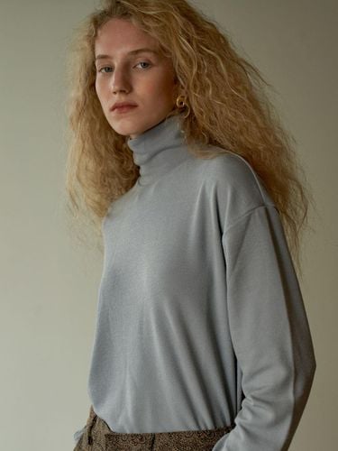 Basic turtleneck knitwear_light blue - Trip LE Sens - Modalova