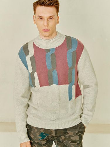 Big Cable Cashmere Knit Pullover Big Cable Pullove - murray allan - Modalova