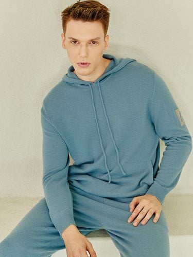 Hooded String Cashmere Knitwear Pullover Hoody Str - murray allan - Modalova