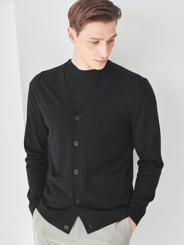 Set up recommendation] Herrinbone cardigan Black - murray allan - Modalova