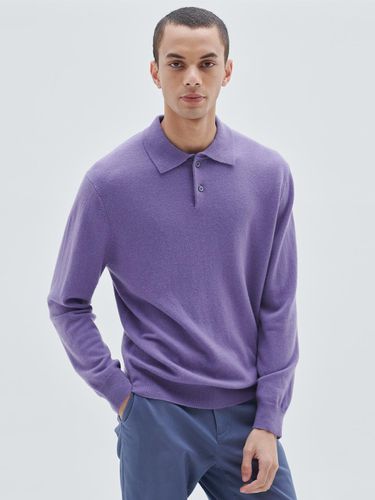 M23MPU047] A Logo collar shirt men pullover - murray allan - Modalova